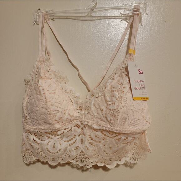 Juniors Small So Lace Bralette - Picture 1 of 9